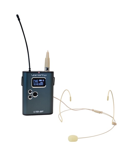 QUAD TRUE-DIVERSITY PROFESSIONAL DIGITAL WIRELESS PLL MICROPHONE SYSTEM WITH TWO HANDHELD, ONE BODYP